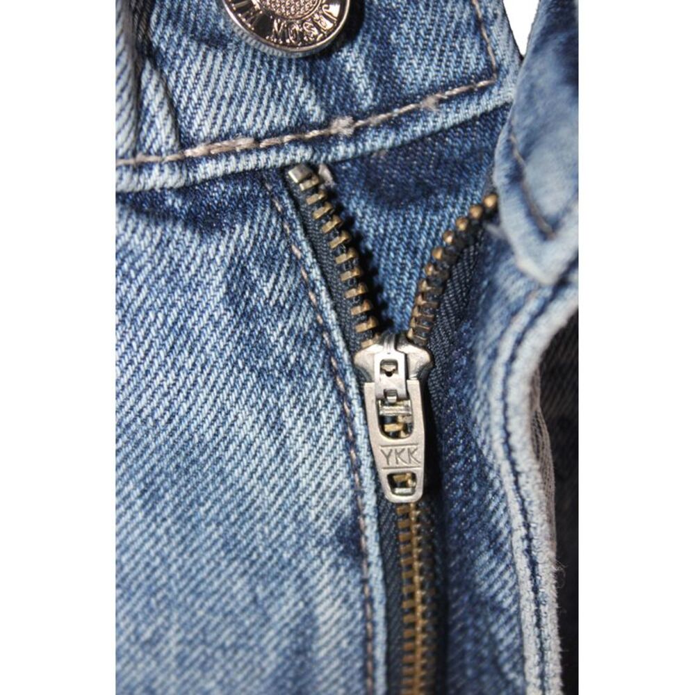 Jason Wu Women Wide-Leg Jeans Blue Cotton High Rise Button Size 27 - Picture 4 of 7